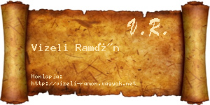 Vizeli Ramón névjegykártya